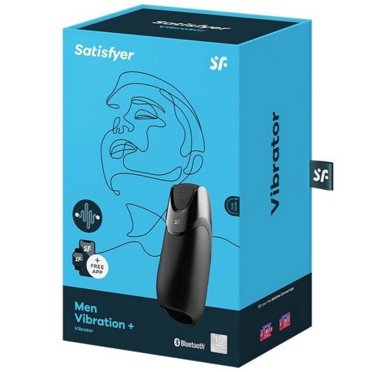 Satisfyer Men Vibration+ Connect App Schwarz
