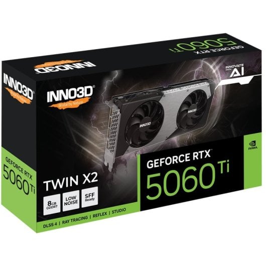 INNO3D GeForce RTX 5060 Ti TWIN X2 8GB GDDR7 Reflex 2 RTX AI DLSS4