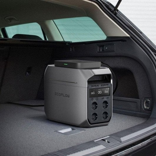 Station d’énergie EcoFlow DELTA 3 Plus 1024Wh 4 ports AC 2 USB-A 2 USB-C Batterie LiFePO4 Écran LCD Charge rapide Résistante IP65 Wi-Fi Bluetooth Compatible solaire