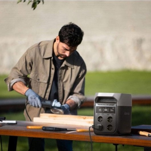 Station d’énergie EcoFlow DELTA 3 1024Wh 4 ports AC 2 DC 4 USB Batterie LiFePO4 Écran LCD Compatible solaire