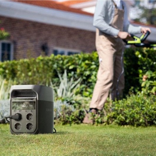 Station d’énergie EcoFlow DELTA 3 1024Wh 4 ports AC 2 DC 4 USB Batterie LiFePO4 Écran LCD Compatible solaire