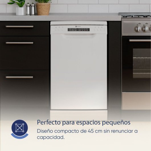 Origial LOAD&CHILL 45 Lavavajillas Capacidad 10 Cubiertos D Blanco