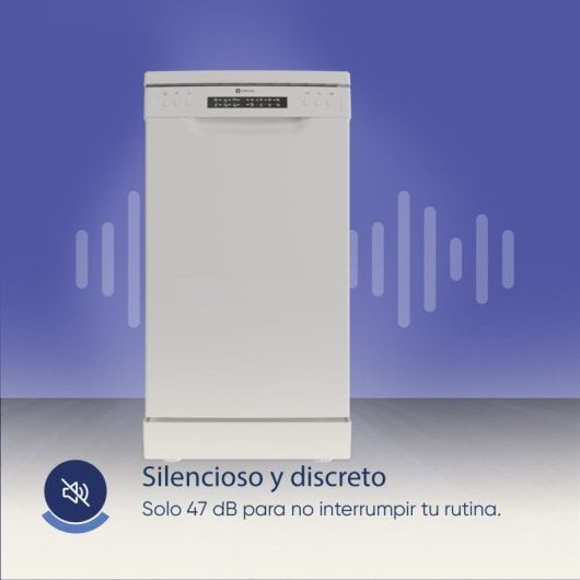 Origial LOAD&CHILL 45 Lavavajillas Capacidad 10 Cubiertos D Blanco