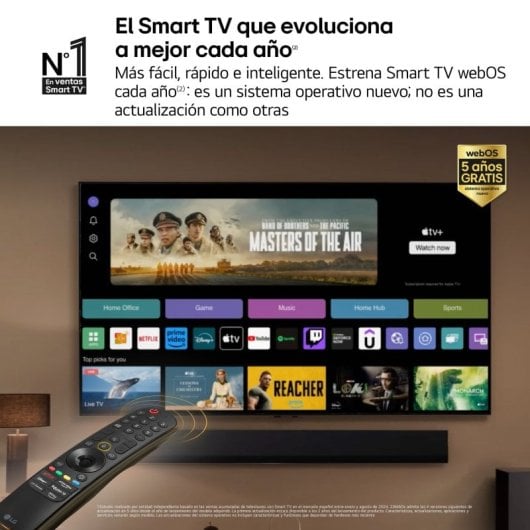 LG OLED55C44LA 55" OLED UltraHD Dolby Vision AI ThinQ + LG 32LQ63006LA 32" LED FullHD HDR10 Pro