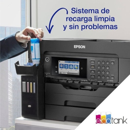 Epson EcoTank ET-16655 Impresora Multifunción Color WiFi A3+ Depósitos de Tinta Dúplex Fax