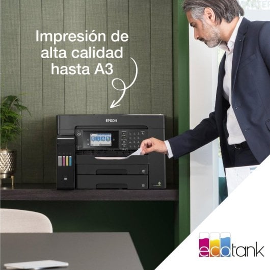 Epson EcoTank ET-16655 Impresora Multifunción Color WiFi A3+ Depósitos de Tinta Dúplex Fax
