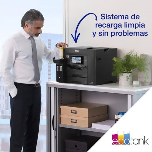 Epson EcoTank ET-5855 Impresora Multifunción Color WiFi A4 Depósitos de Tinta Dúplex Fax