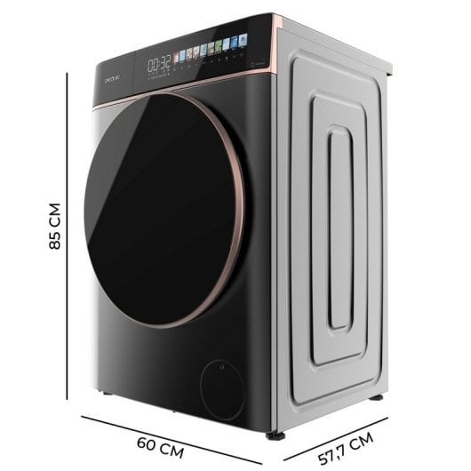 Cecotec Bolero DressCode 9900 Inverter FullColor Steel A Lavadora de Carga Frontal 9Kg A Inox