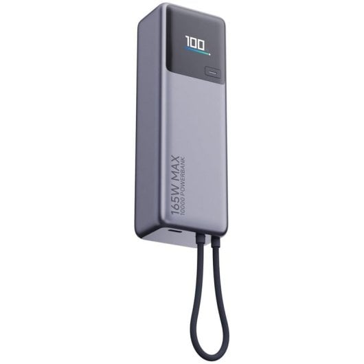Xiaomi 165W Power Bank 10000mAh con Cable Integrado Gris