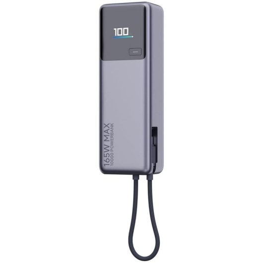 Xiaomi 165W Power Bank 10000mAh con Cable Integrado Gris