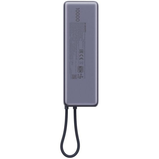 Xiaomi 165W Power Bank 10000mAh con Cable Integrado Gris