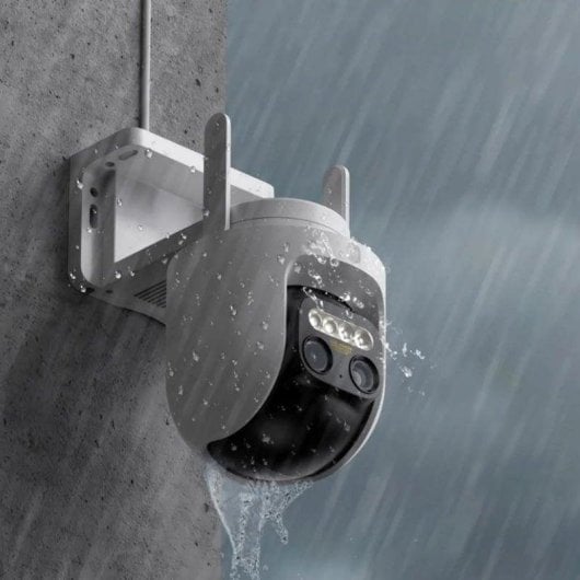 Câmera de vigilância Xiaomi CW700S 2 5K Visão Noturna Externa IA Controle por Voz Áudio Bidirecional