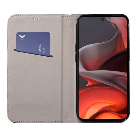 COOL Flip Cover Hülle für Motorola Moto G05 / G15 Glatt Schwarz