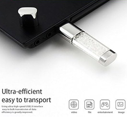 Cool Crystal Pen Drive USB 3.0 64GB Rosa