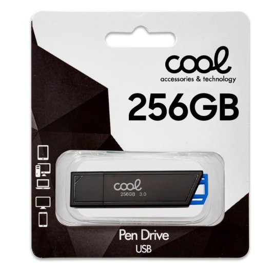 Clé USB 3.0 Cool Lancer 256 Go Bleu