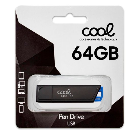 Clé USB 3.0 Cool Lancer 64 Go Bleu