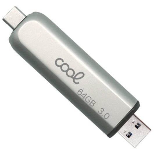 Clé USB 3.0 64 Go Type-C / USB (2 en 1) Argent
