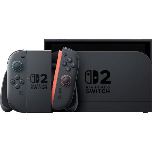 Nintendo Switch 2 7.9" FullHD HDR 120Hz 256GB Magnetic Joy-Con Modo Ratón Azul/Rojo + Mario Kart World