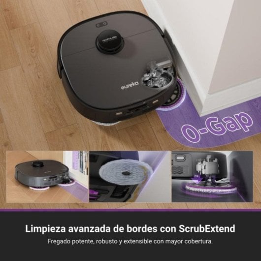 Aspirador Robô com Mopa Eureka J15 Pro Ultra Com Esvaziamento Automatico Navegação IA 16.200 Pa Controlo por Voz