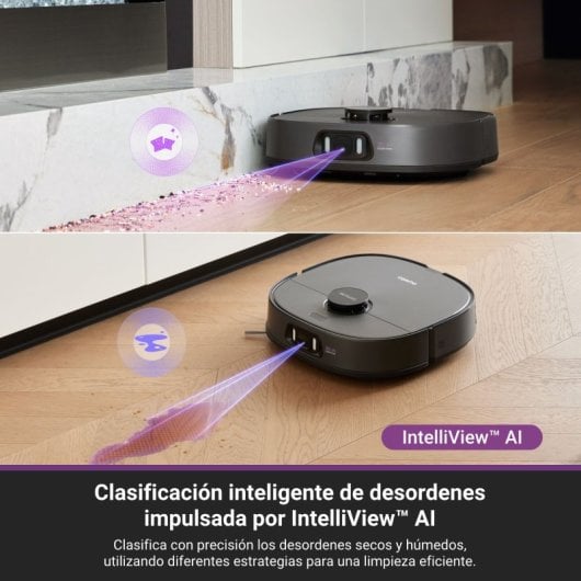 Eureka J15 Pro Ultra Robot Aspirador Fregasuelos con Autovaciado Negro