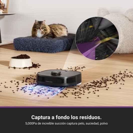 Eureka J12 Ultra Robot Aspirador Y Fregasuelos Con Autovaciado Wifi Negro