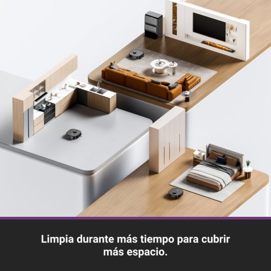 Eureka J12 Ultra Robot Aspirador Y Fregasuelos Con Autovaciado Wifi Negro