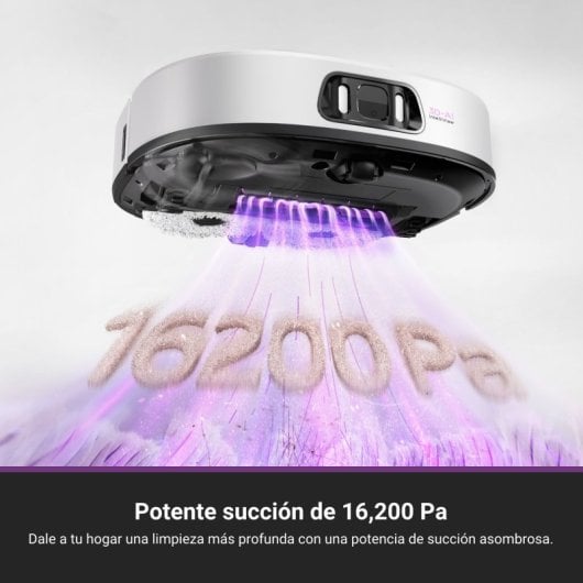 Eureka J15 Pro Ultra Robot Aspirador Fregasuelos con Autovaciado Blanco