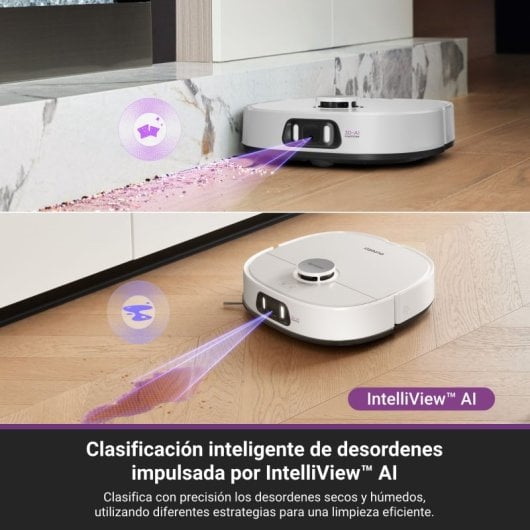 Eureka J15 Pro Ultra Robot Aspirador Fregasuelos con Autovaciado Blanco