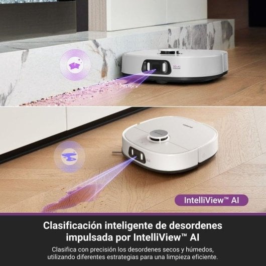 Robot Aspirapolvere e Lavapavimenti Eureka J15 Pro Ultra Autosvuotamento Navigazione IA 16.200 Pa Controllo vocale