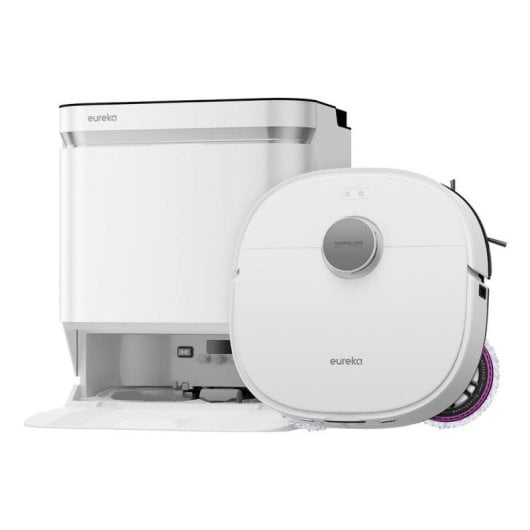 Robot Aspirapolvere e Lavapavimenti Eureka J15 Pro Ultra Autosvuotamento Navigazione IA 16.200 Pa Controllo vocale