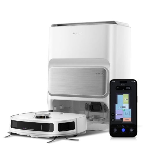 Eureka J12 Ultra Robot Aspirador Y Fregasuelos Con Autovaciado Wifi Blanco
