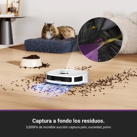 Eureka J12 Ultra Robot Aspirador Y Fregasuelos Con Autovaciado Wifi Blanco