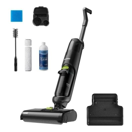 Aspirateur sans Fil Laveur Eureka NEW400 120W 30min Réservoir 0,6L/0,4L Noir