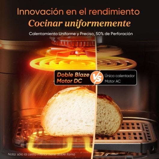 Cosori Turbo Tower Pro Smart Chef Edition Heißluftfritteuse, 10,8 l, 2630 W, Schwarz