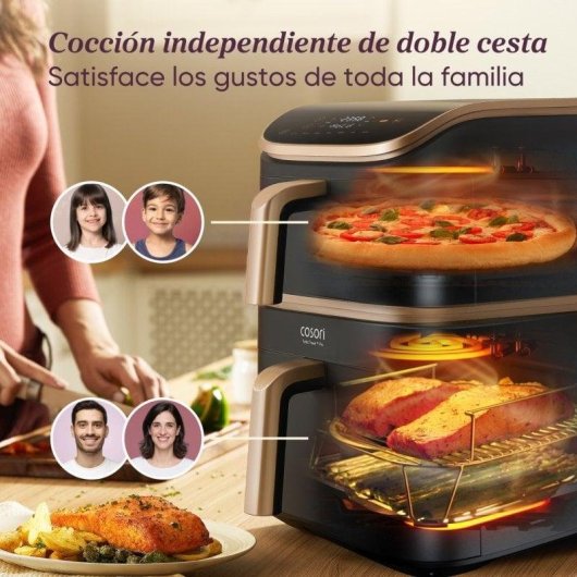 Airfryer Cosori Turbo Tower Pro Smart Chef Edition 10.8L 2630W WiFi Keramisch