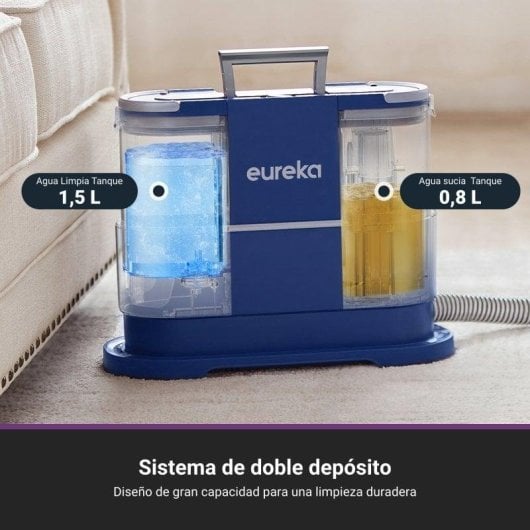 Eureka NEY100 Aspiradora de Alfombras y Tapicerías Multisuperficie 850W 1.2L Reacondicionado