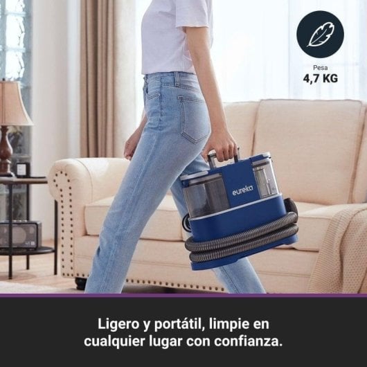 Eureka NEY100 Aspiradora de Alfombras y Tapicerías Multisuperficie 850W 1.2L Reacondicionado
