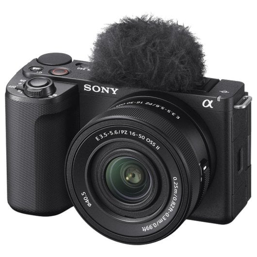 Sony ZV-E10 II Cámara Vlogging con Objetivo Intercambiable 26MP UltraHD 4K 60p Solo Cuerpo Negra