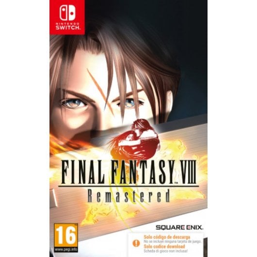 Final Fantasy VIII Remastered Code in a Box Nintendo Switch