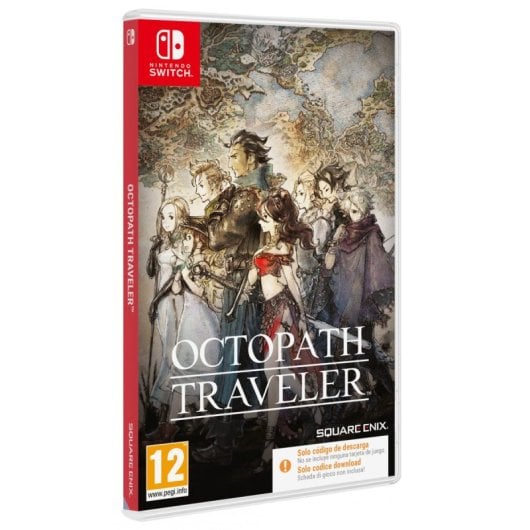Code Octopath Traveler dans une boîte Nintendo Switch