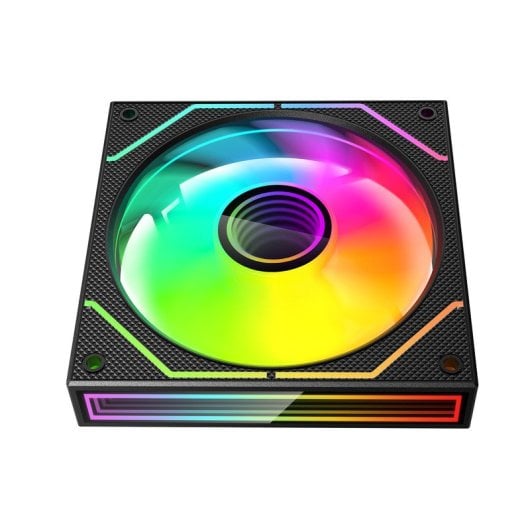 Mars Gaming Mf-3dprokit Kit 3x Ventiladores Pwm Fdb 120mm Argb Infinity Mirror Hub Negro