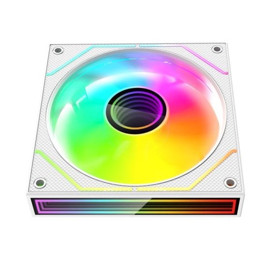 Mars Gaming MF-3DPROX2 Kit 2x Ventoinhas PWM FDB 120mm ARGB Triple Infinity Mirror 360° Brancas