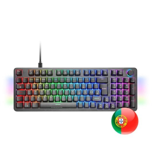 Mars Gaming MKPRO Teclado Mecânico RGB Chroma Antighosting Switch Silent Preto (PT)