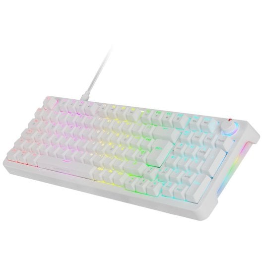 Mars Gaming Mkpro Teclado Mecánico Rgb Chroma Antighosting Switch Silent Italiano Blanco