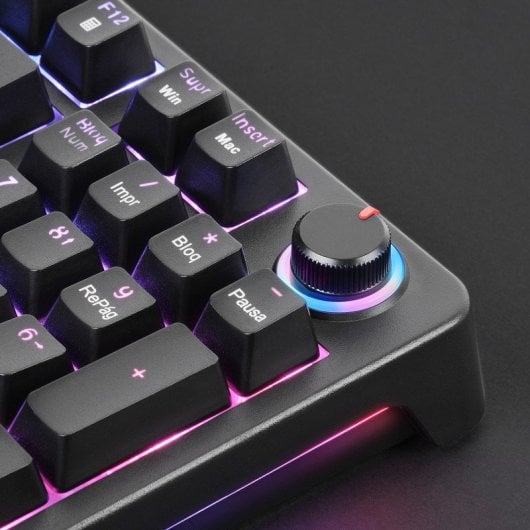 Mars Gaming MKPRO Teclado Mecânico RGB Chroma Antighosting Switch Silent Preto (EUA)