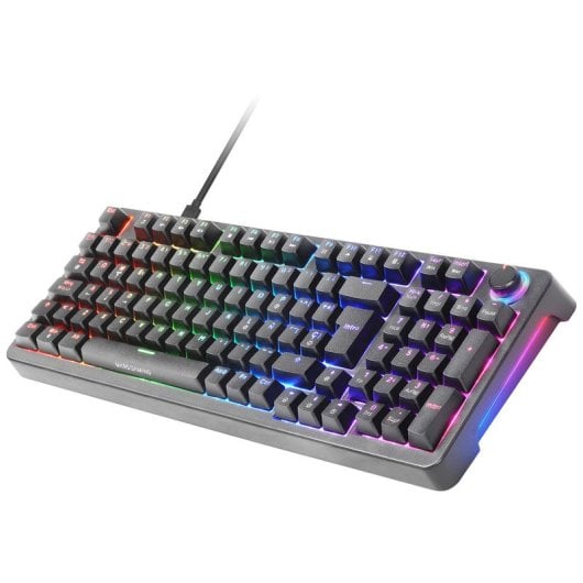 Mars Gaming Mkpro Mechanische Tastatur RGB Chroma Anti-Ghosting Silent Switch Französisch Schwarz