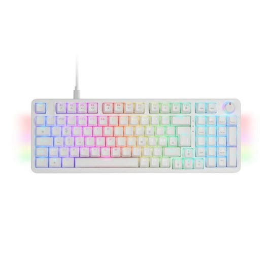 Mars Gaming MKPRO Teclado Mecânico RGB Chroma Antighosting Switch Silent Branco (PT)