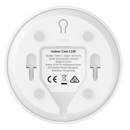 Caméra IP Eufy C220 2K Vision Nocturne Intérieure 360° Détection IA WiFi