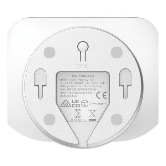 Câmara IP Eufy Security Indoor Cam S350 4K UHD PTZ Zoom 8x IA Wi-Fi Dupla