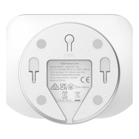 Caméra de surveillance Eufy Indoor Cam S350 4K Vision Nocturne Intérieure IA